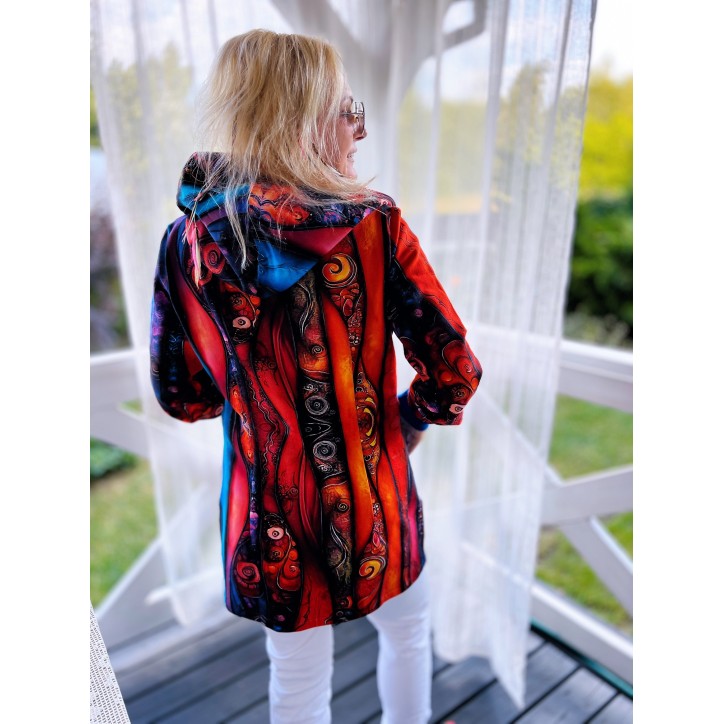 Bluza Otwieram się - zamek  Kreacja