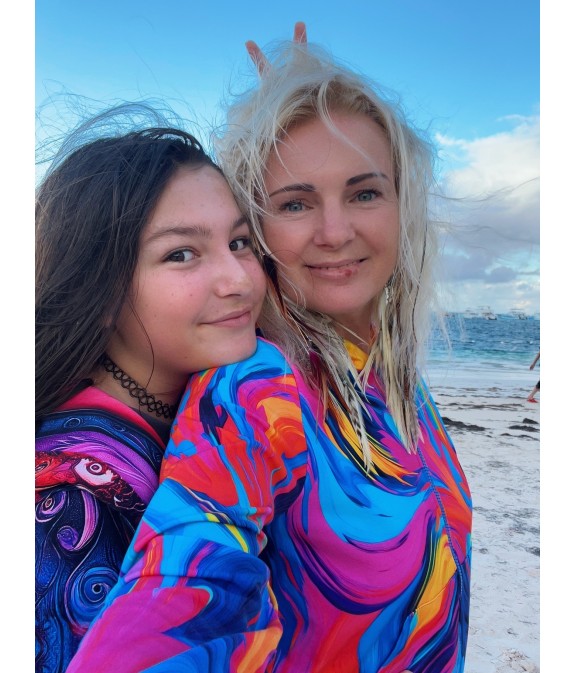 Bluza zamek Lekko/fuksja