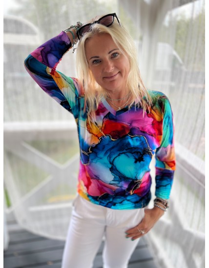 Bluzka Kimonowa wiskoza - Magiczna