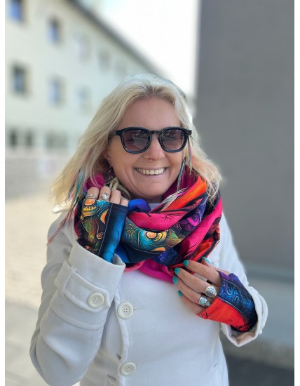 Komin z kapturem kominokaptur dwustronny Kreacja/chaber