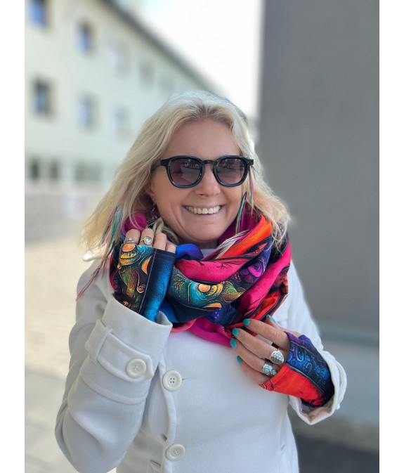 Komin z kapturem kominokaptur dwustronny Kreacja/chaber