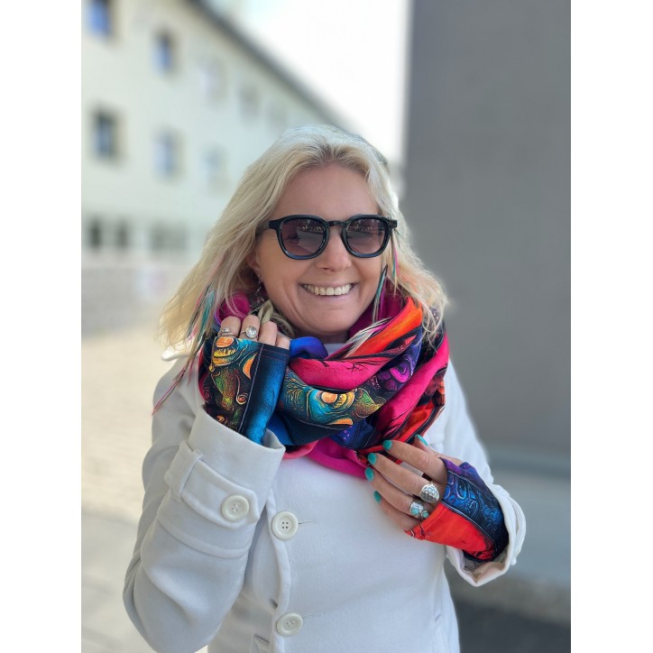 Komin z kapturem kominokaptur dwustronny Kreacja/chaber