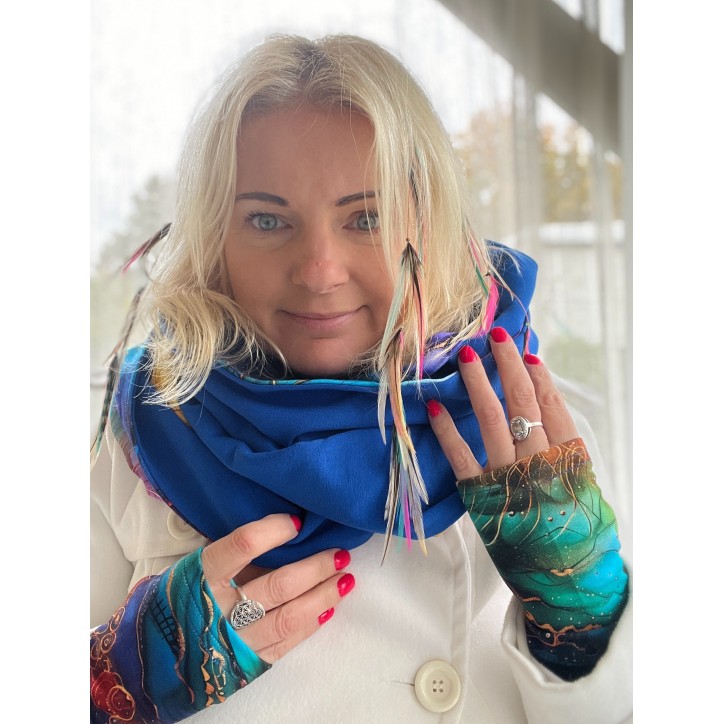 Komin z kapturem kominokaptur dwustronny Wewnętrzne Słońce/chaber