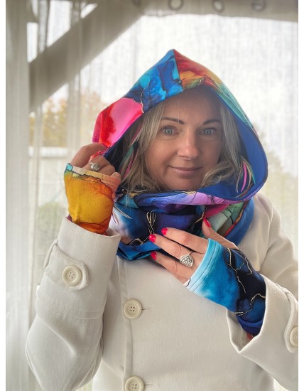 Komin z kapturem kominokaptur dwustronny Magiczna/chaber