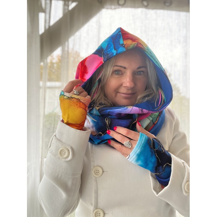 Komin z kapturem kominokaptur dwustronny Magiczna/chaber