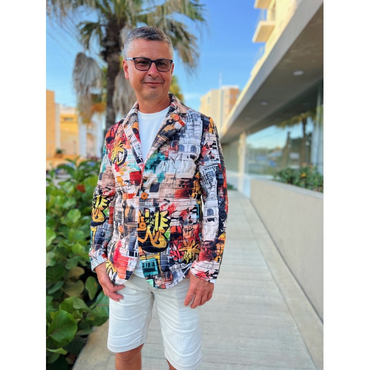 Marynarka męska - Graffiti