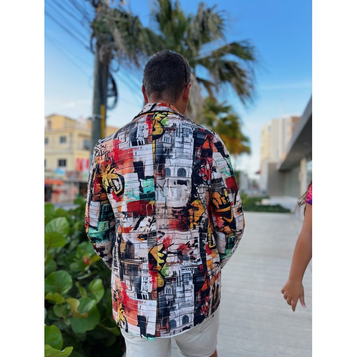 Marynarka męska - Graffiti