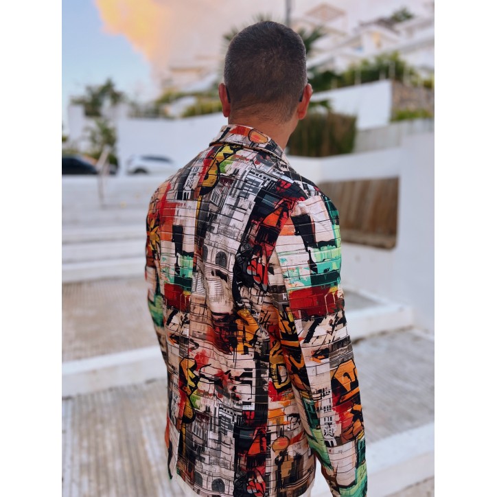 Marynarka męska - Graffiti