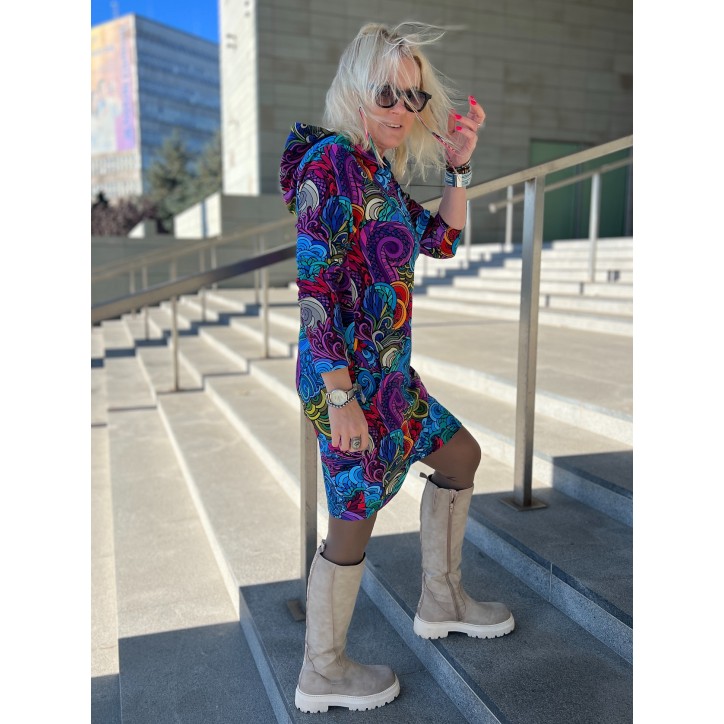 Sukienka z kapturem - Radość Sukienka z kapturem - Radość