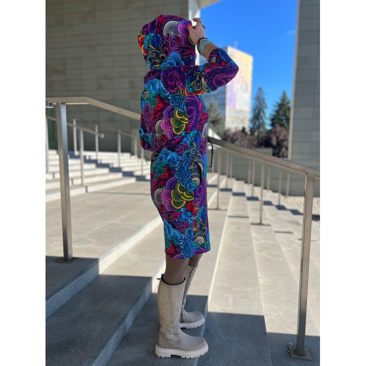 Sukienka z kapturem - Radość Sukienka z kapturem - Radość