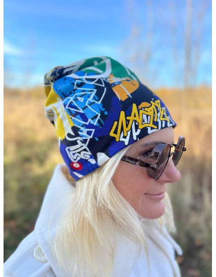 Czapka podwójna Radość/Graffiti