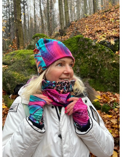 Czapka podwójna dwustronna  Rozkwit/Kwitnę