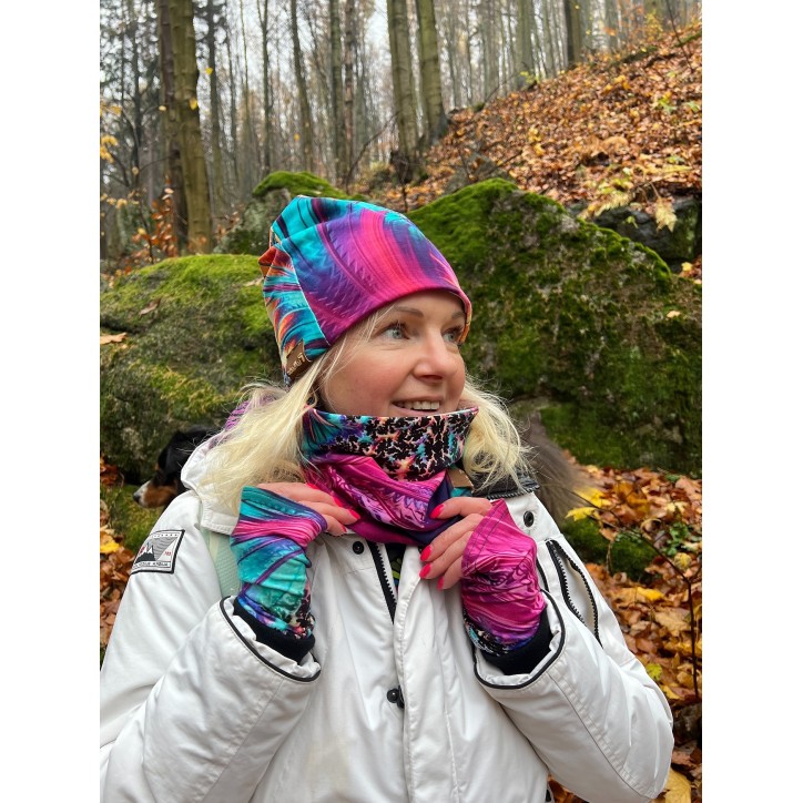 Czapka podwójna dwustronna  Rozkwit/Kwitnę