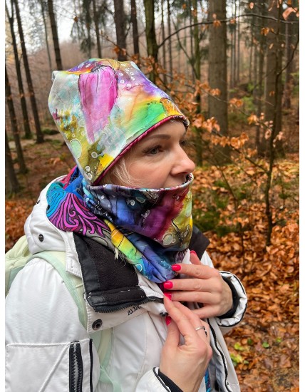 Czapka podwójna dwustronna  Rozkwit/Kwitnę