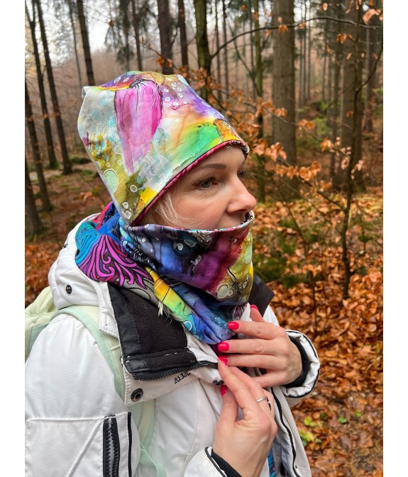 Czapka podwójna dwustronna  Rozkwit/Kwitnę