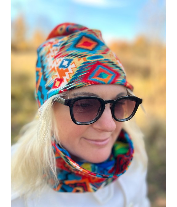 Czapka podwójna dwustronna Ciekawość/Podróż