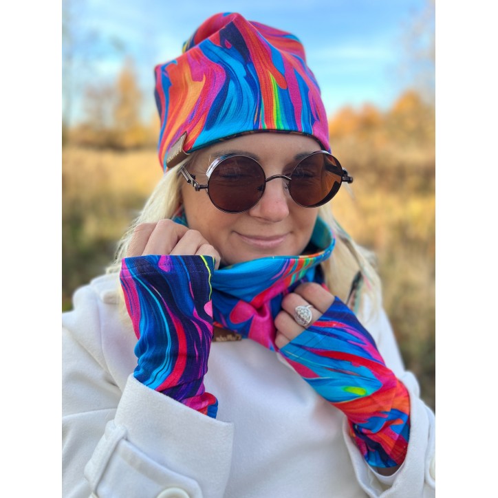 Czapka podwójna dwustronna Mandala/Lekko