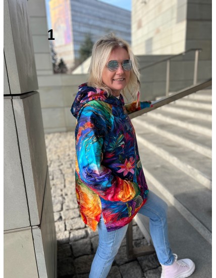 Bluza unikat oversize L/XL różne wzory