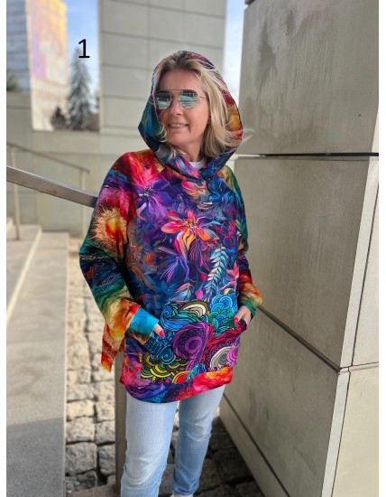 Bluza unikat oversize L/XL różne wzory