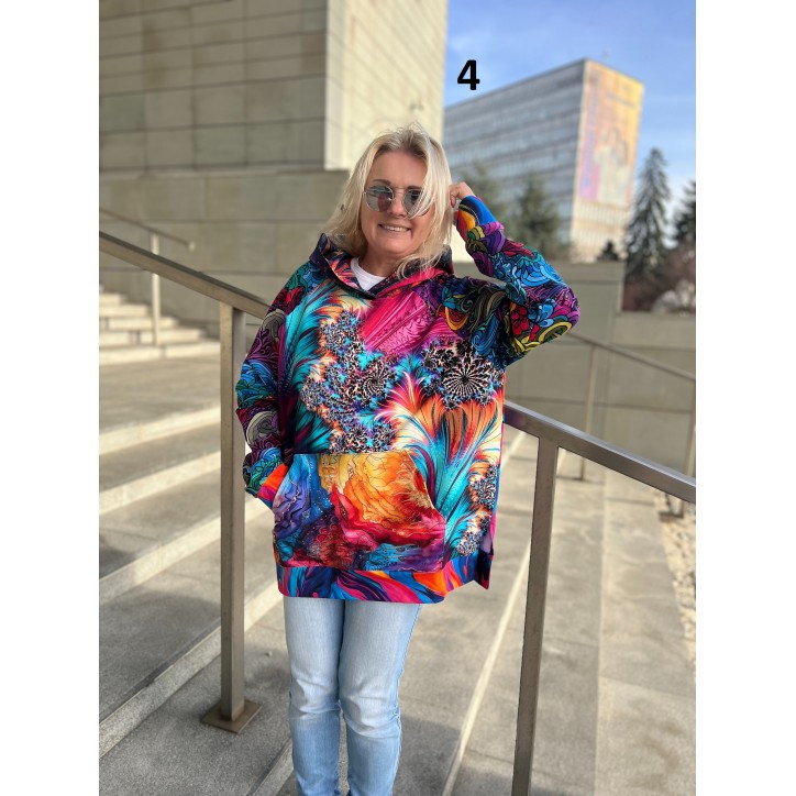 Bluza unikat oversize L/XL różne wzory Bluza unikat oversize L/XL różne wzory