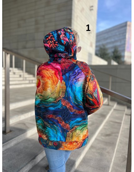 Bluza unikat (7) oversize S/M