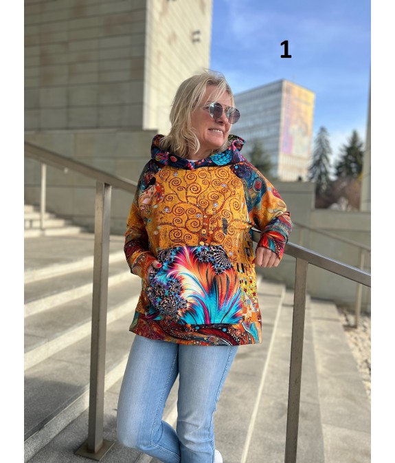 Bluza unikat oversize S/M różne wzory