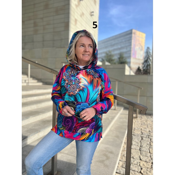 Bluza unikat oversize S/M różne wzory Bluza unikat oversize S/M różne wzory