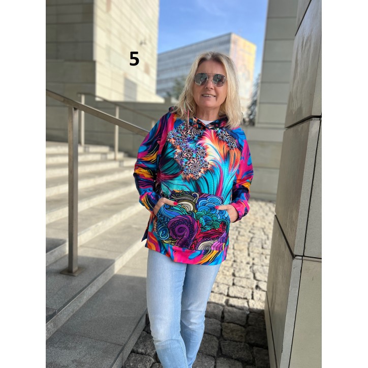 Bluza unikat oversize S/M różne wzory Bluza unikat oversize S/M różne wzory