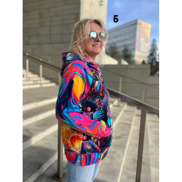 Bluza unikat oversize S/M różne wzory Bluza unikat oversize S/M różne wzory