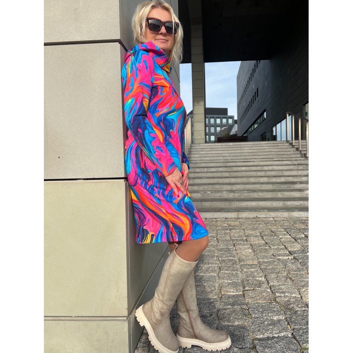 Sukienka z kapturem - Lekko/chaber