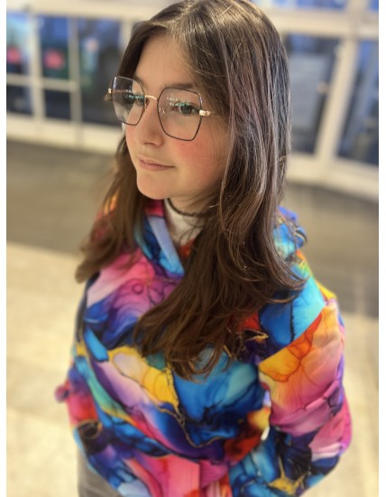 Bluza Widzę Cię - Magiczna/turkus