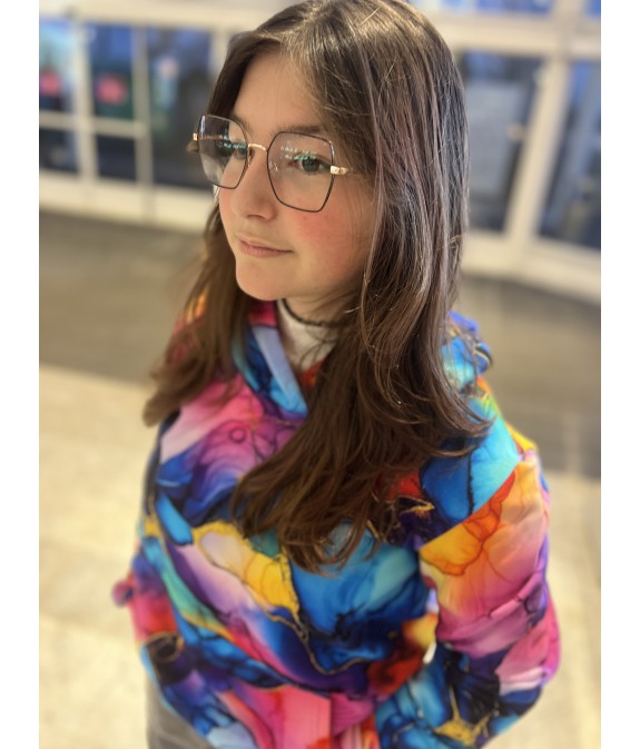 Bluza Widzę Cię - Magiczna/turkus