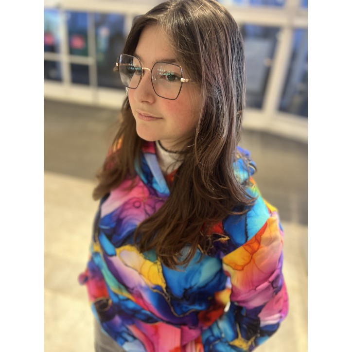 Bluza Widzę Cię - Magiczna/turkus