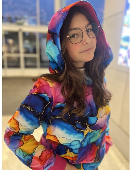 Bluza Widzę Cię - Magiczna/fuksja