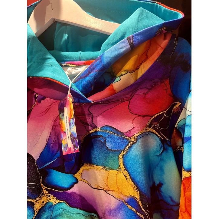 Bluza Widzę Cię - Magiczna/turkus