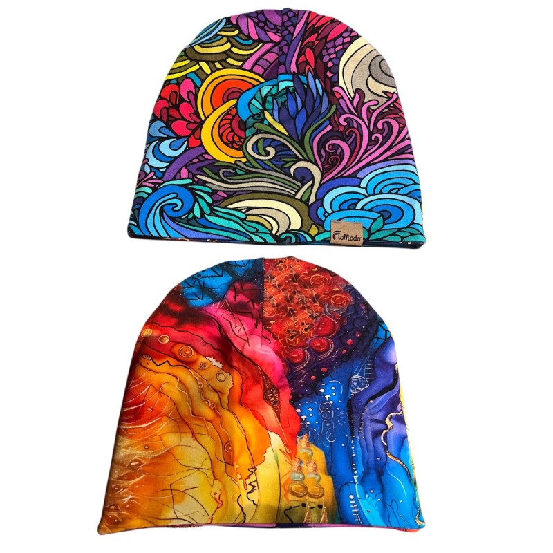 Czapka podwójna dwustronna Radość/Wewnętrzne Słońce