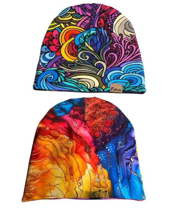 Czapka podwójna dwustronna Radość/Wewnętrzne Słońce