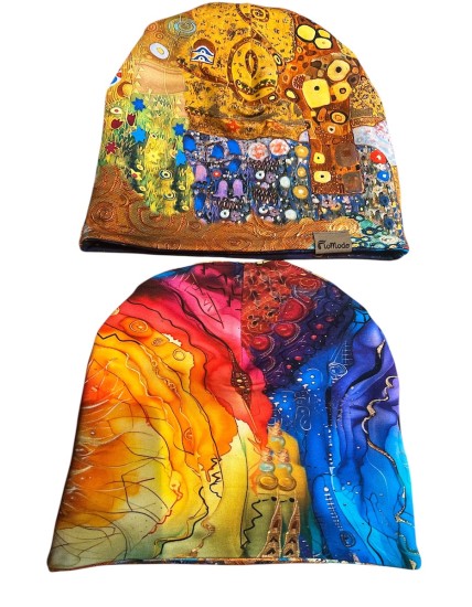 Czapka podwójna dwustronna Wewnętrzne Słońce/Pocałunek