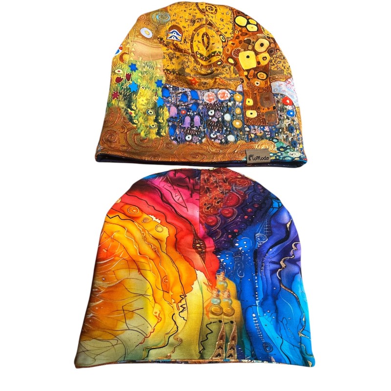 Czapka podwójna dwustronna Wewnętrzne Słońce/Pocałunek