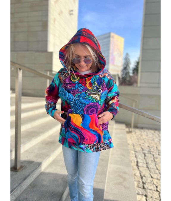 Bluza oversize S/M unikat (9)