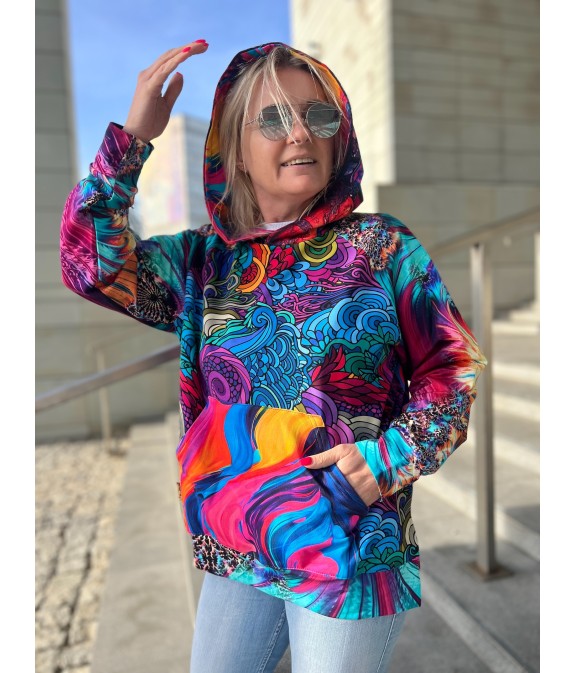 Bluza oversize S/M unikat (8)