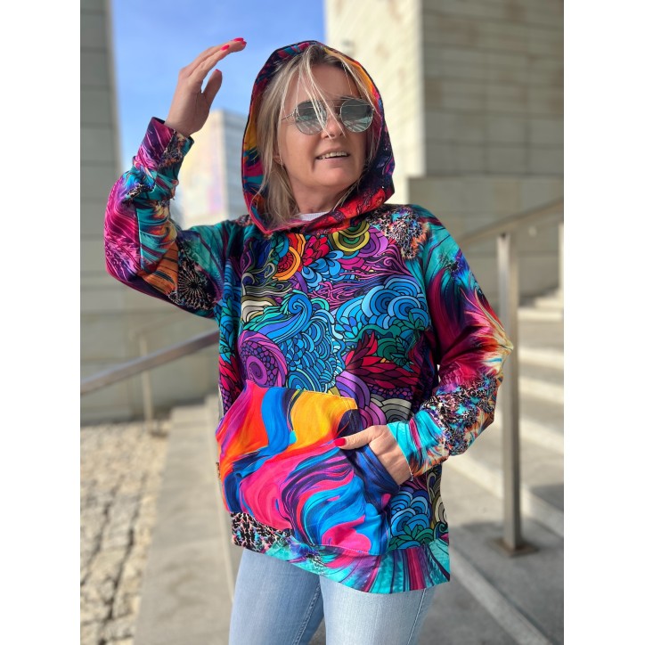 Bluza oversize S/M unikat (8)