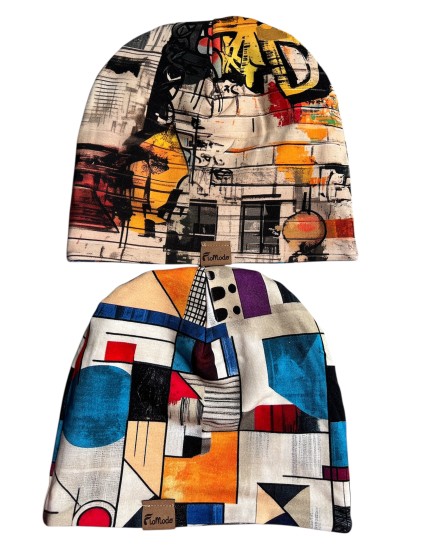 Czapka podwójna dwustronna  Przygoda/Graffiti