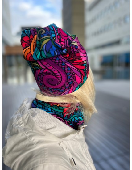 Czapka podwójna dwustronna Radość/Rozkwit