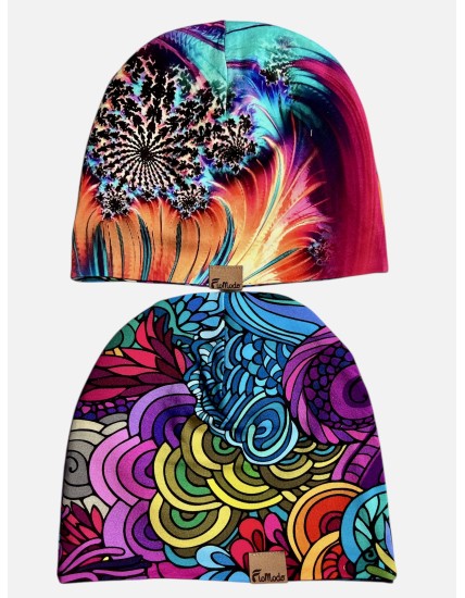 Czapka podwójna dwustronna Radość/Rozkwit