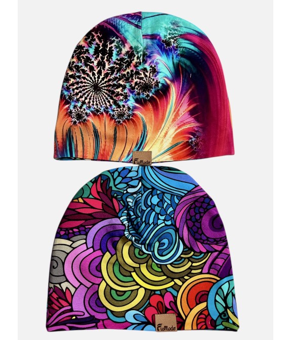 Czapka podwójna dwustronna Radość/Rozkwit