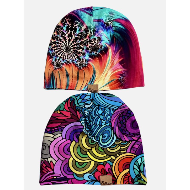 Czapka podwójna dwustronna Radość/Rozkwit