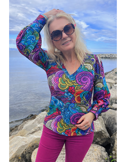 Bluzka buf - Radość V dekolt