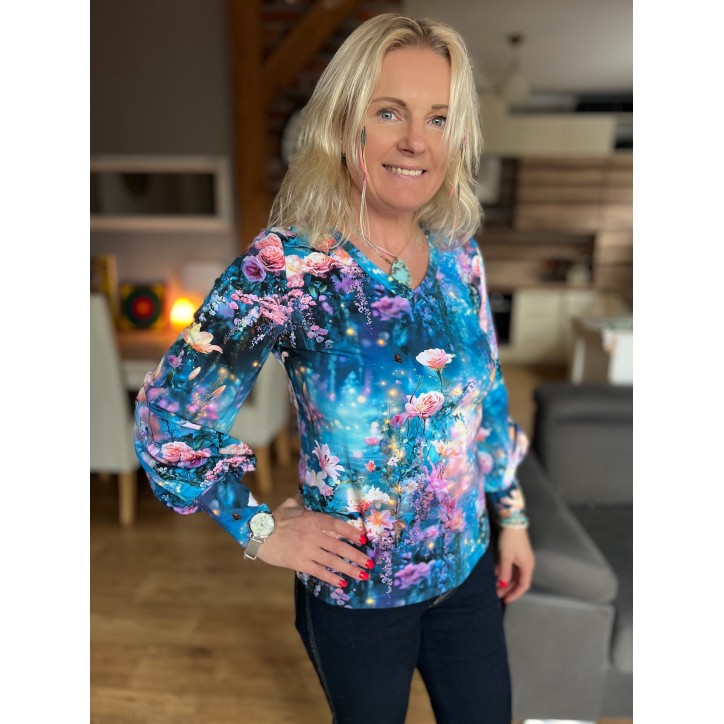 Bluzka buf - Cisza V dekolt Bluzka buf - Cisza V dekolt