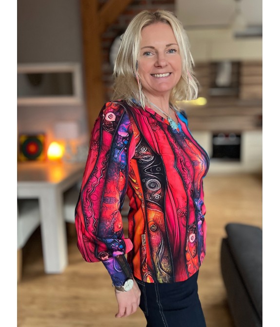 Bluzka buf - Kreacja V dekolt